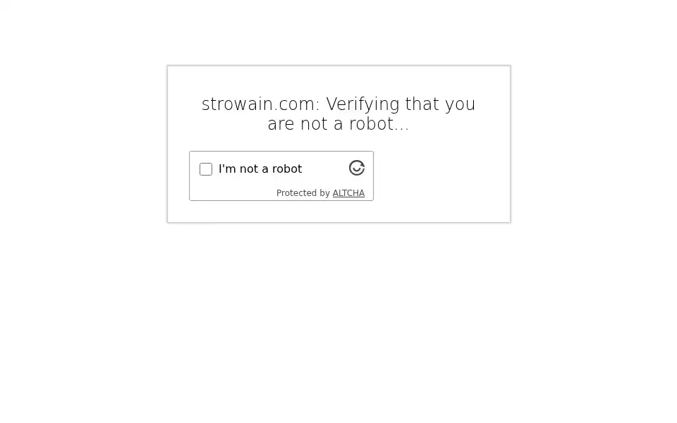 Screenshot of strowain.com