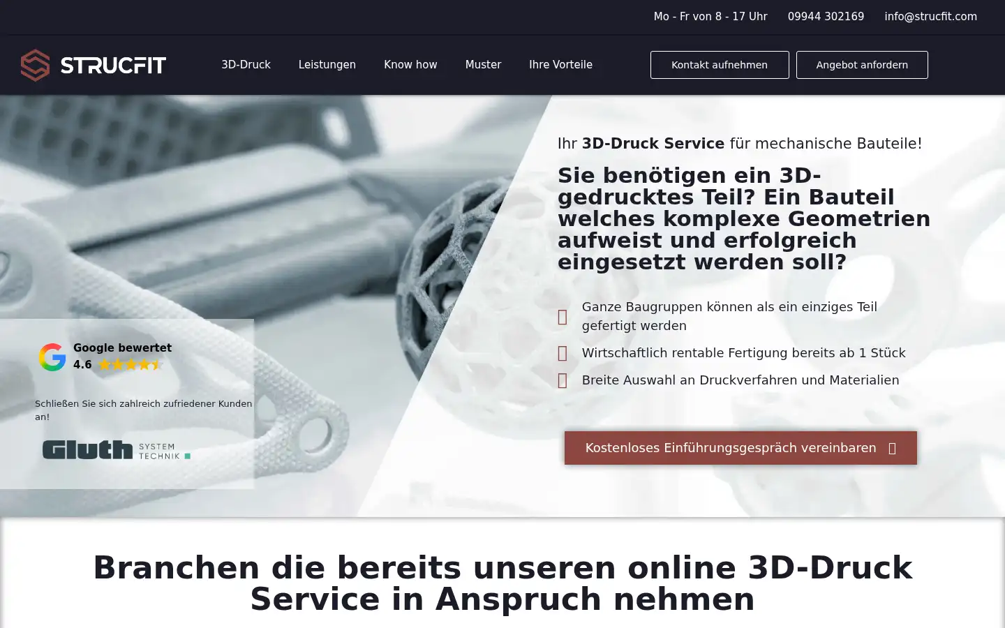 Screenshot of strucfit.com