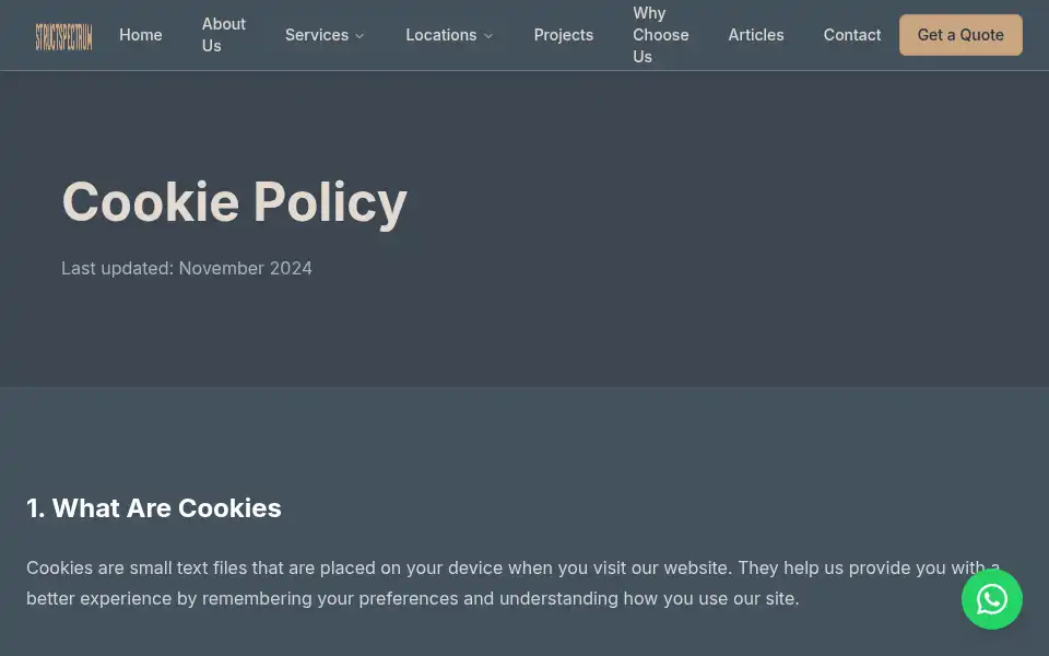 Screenshot of structspectrum.co.uk
