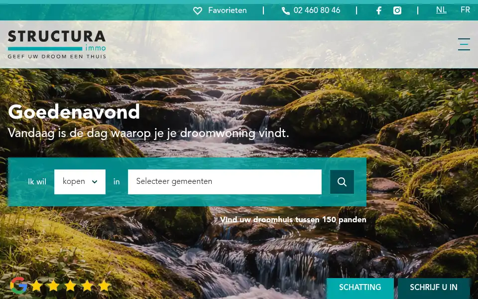 Screenshot of structura.be
