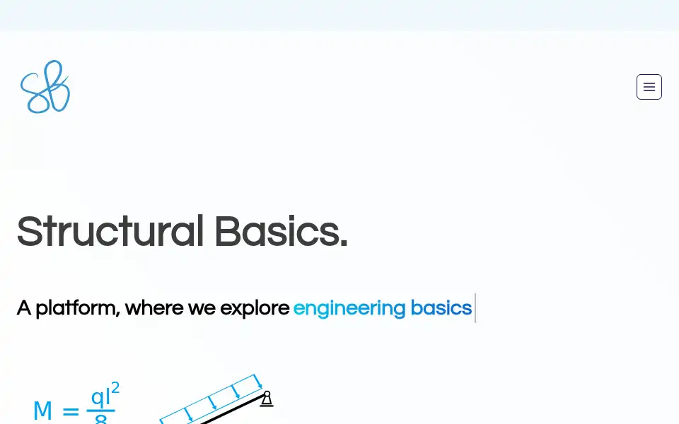 Screenshot of structuralbasics.com