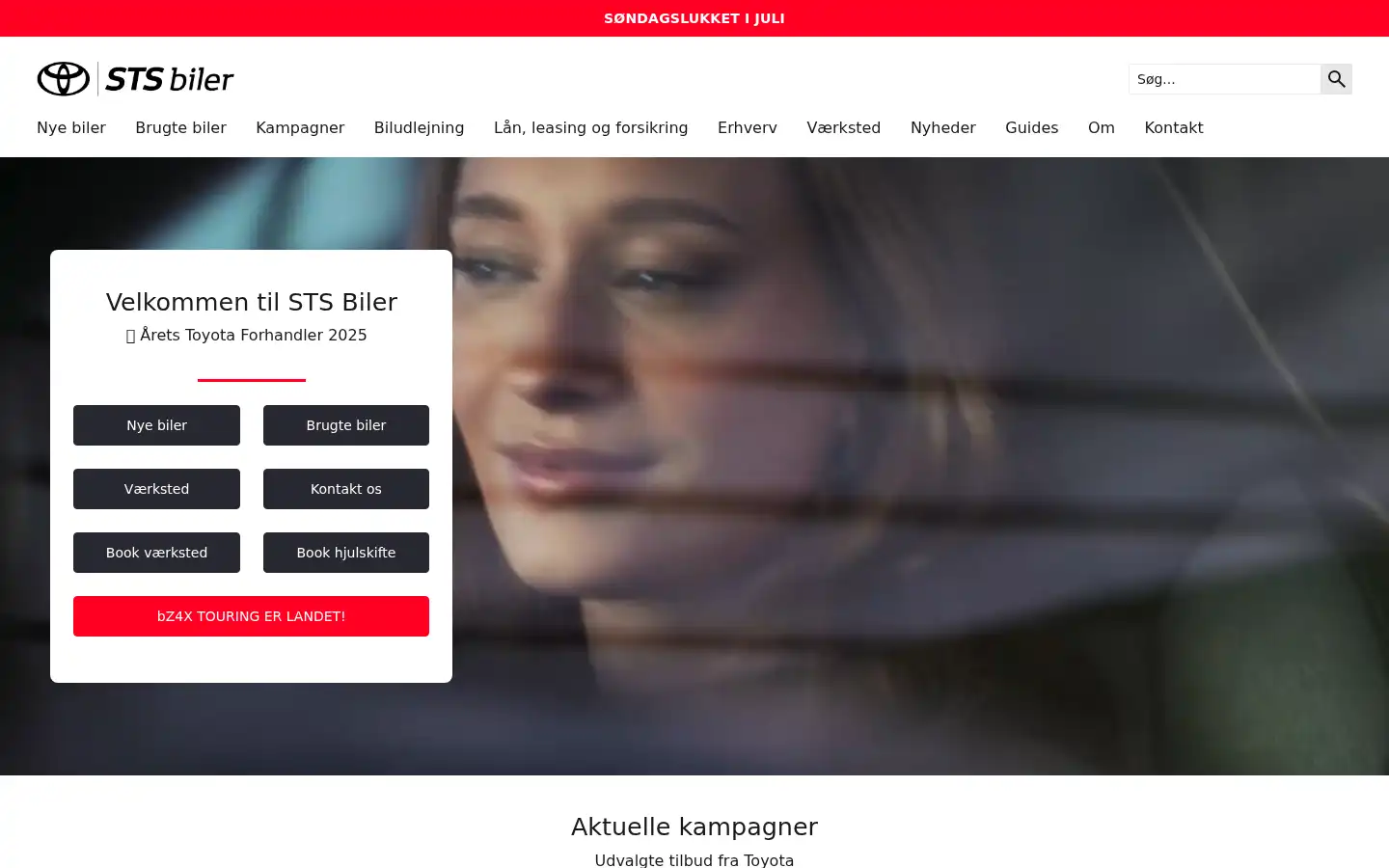 Screenshot of stsbiler.dk