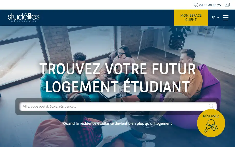 Screenshot of studelites.com