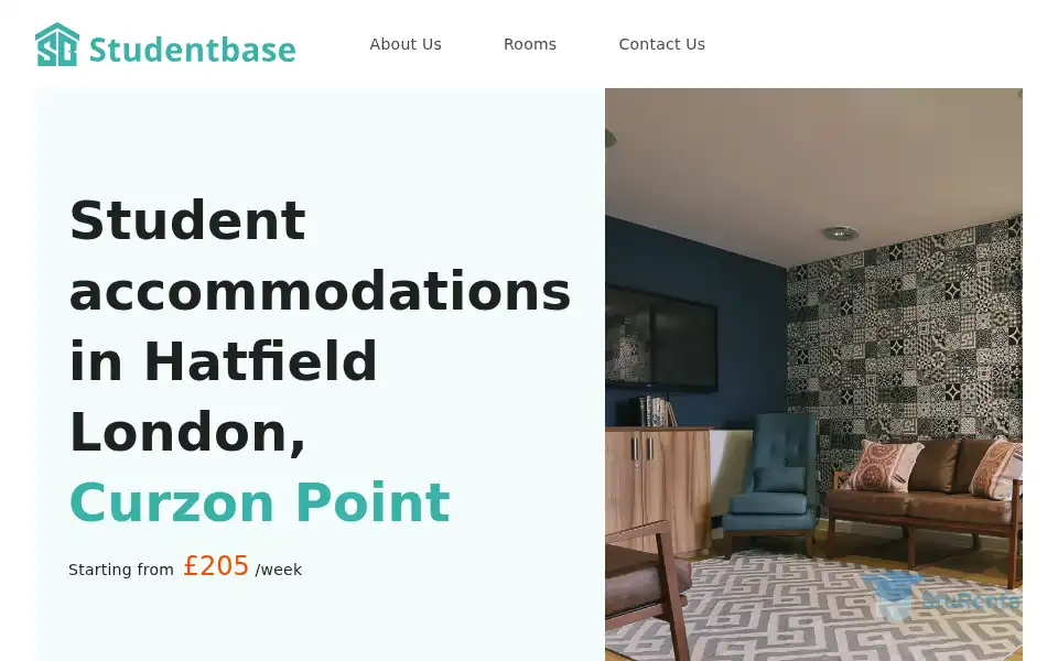 Screenshot of studentbase.co.uk