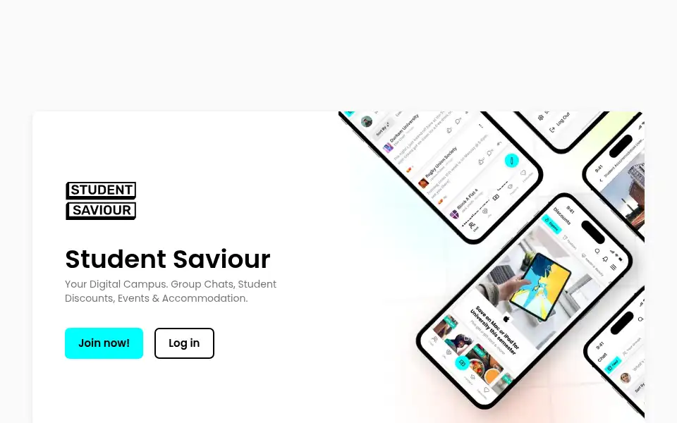 Screenshot of studentsaviour.com