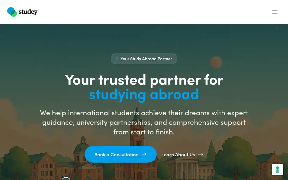 Screenshot of studey.com