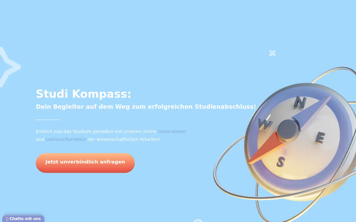 Screenshot of studi-kompass.com