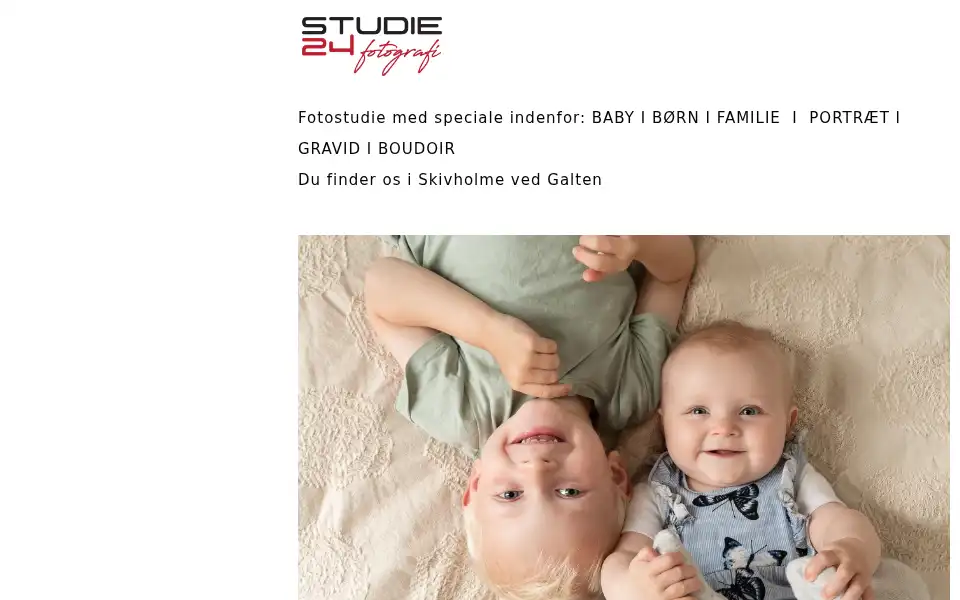 Screenshot of studie24.dk