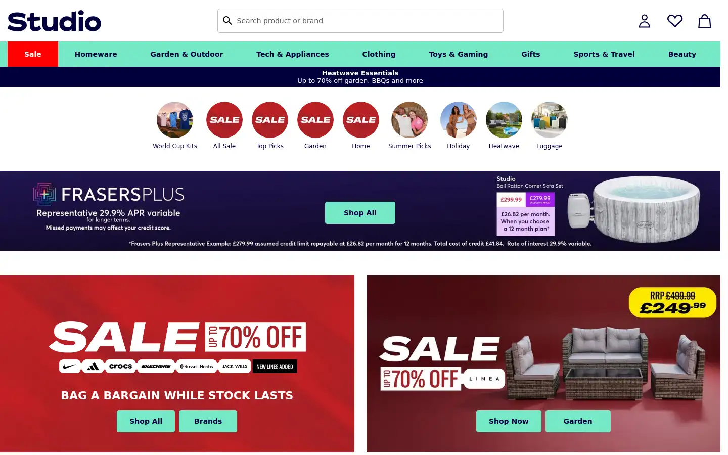Screenshot of studio.co.uk