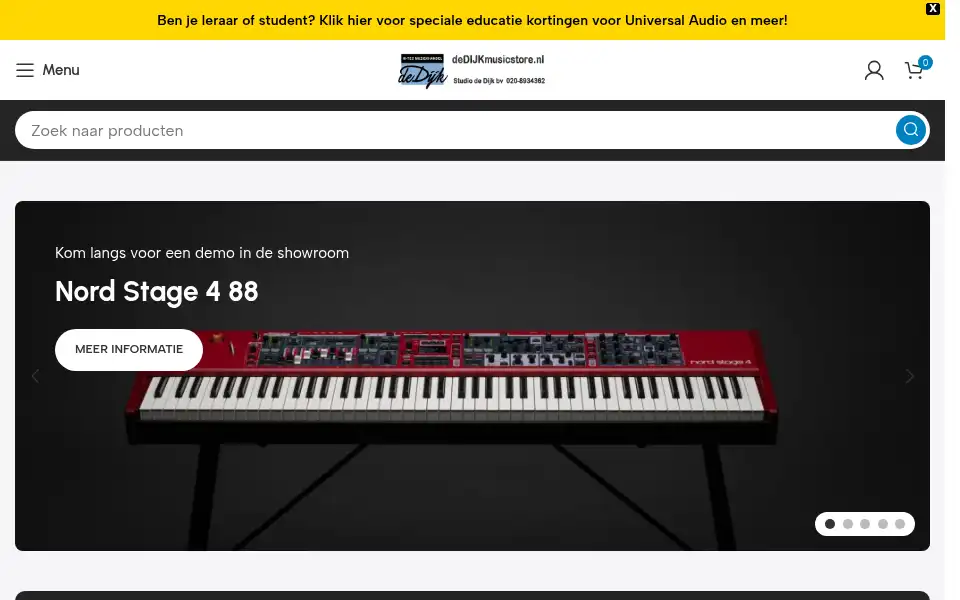 Screenshot of studiodedijk.nl