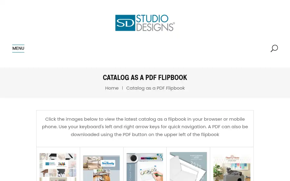 Screenshot of studiodesigns.com