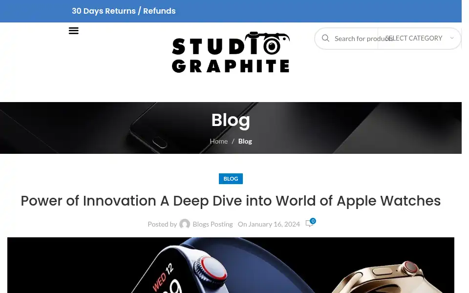 Screenshot of studiographiteltd.co.uk