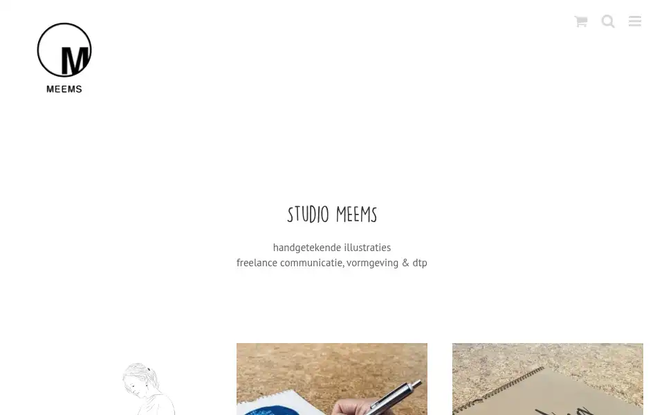 Screenshot of studiomeems.nl