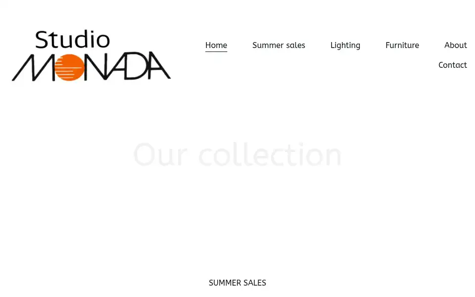 Screenshot of studiomonada.com