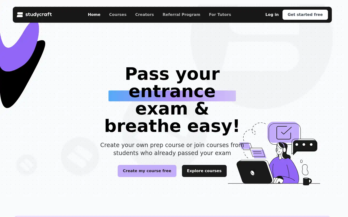 Screenshot of studycraft.org