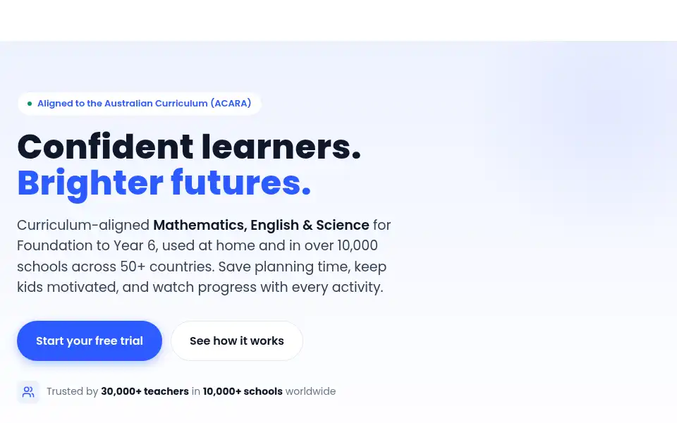 Screenshot of studyladder.com.au