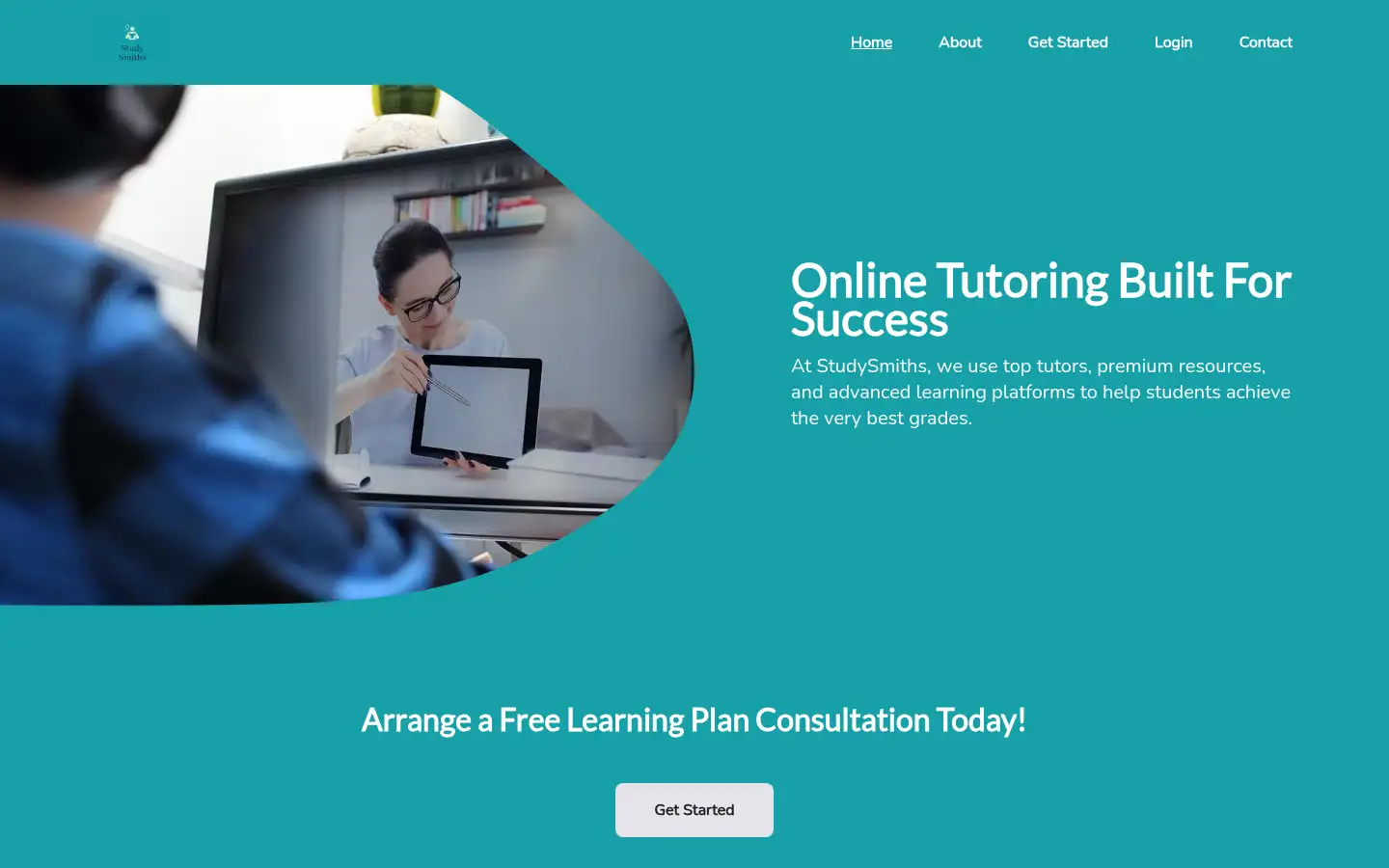 Screenshot of studysmiths.co.uk