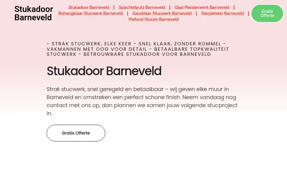Screenshot of stukadoorbarneveld.com