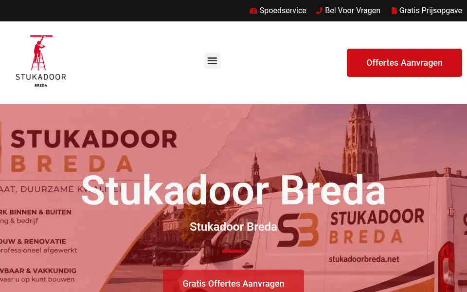 Screenshot of stukadoorbreda.net