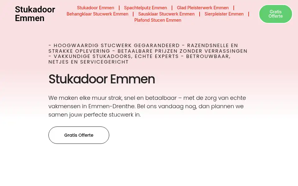 Screenshot of stukadooremmen.com