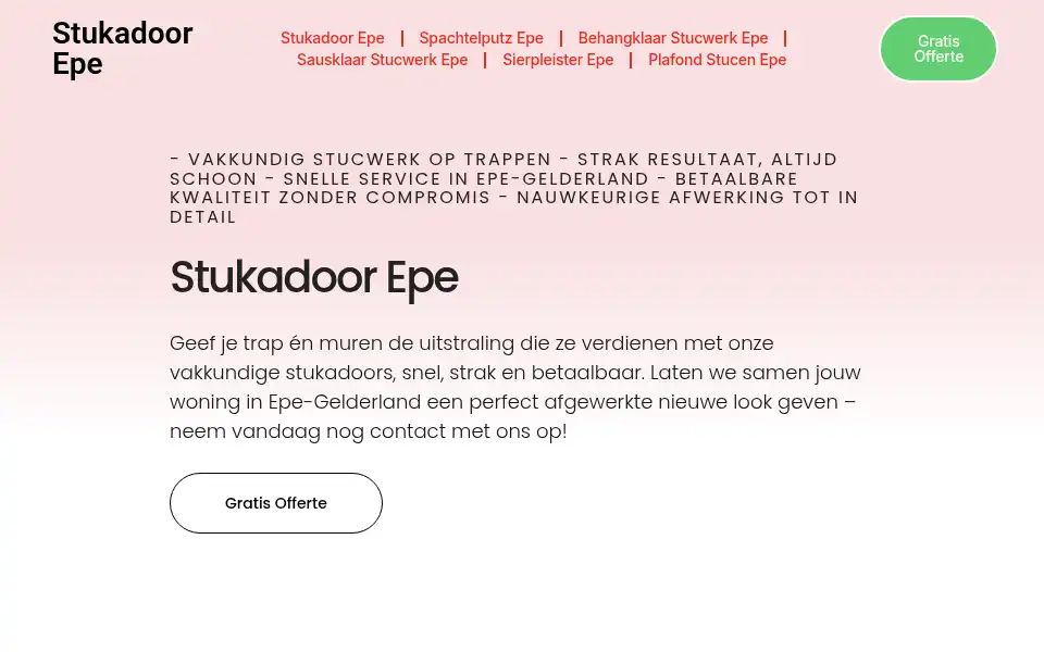 Screenshot of stukadoorepe.com