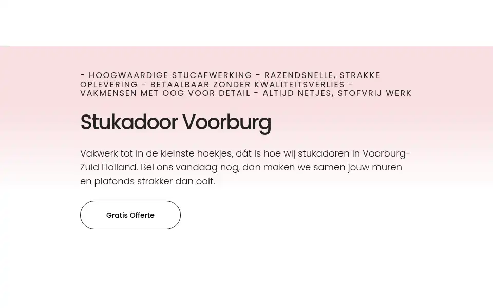 Screenshot of stukadoorvoorburg.com