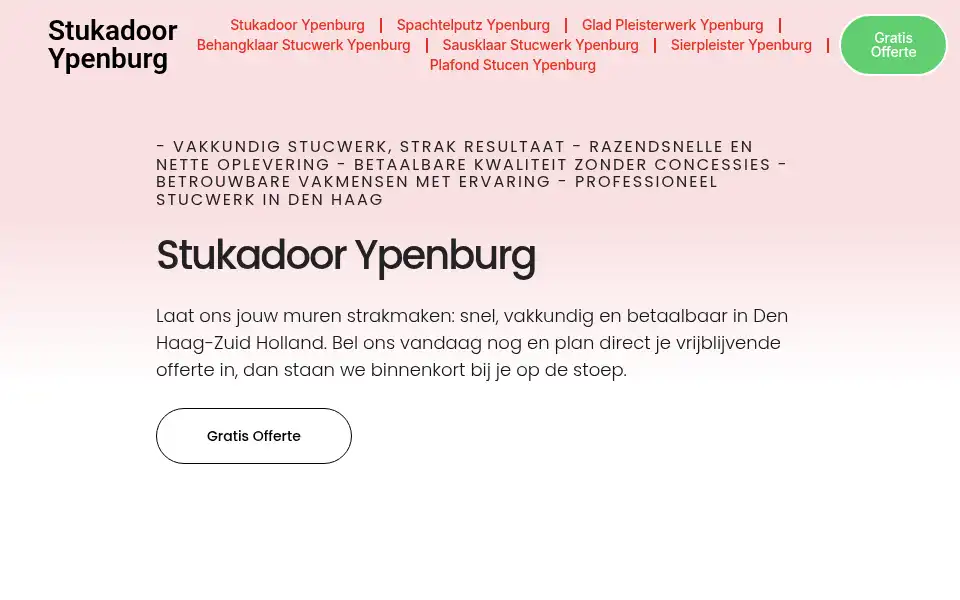 Screenshot of stukadoorypenburg.com