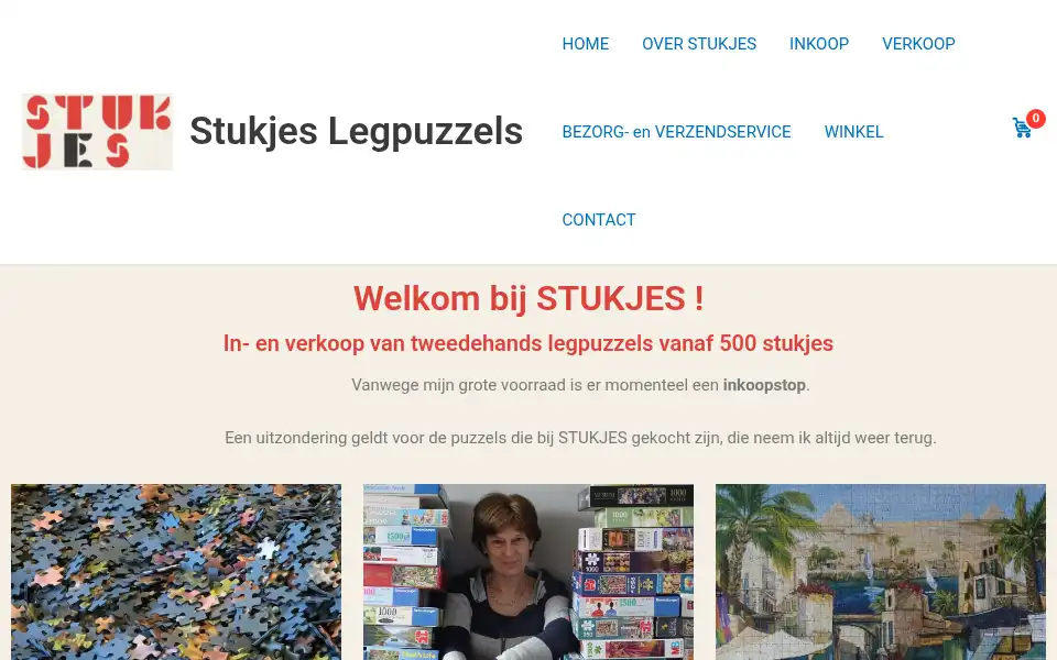 Screenshot of stukjes-puzzels.nl