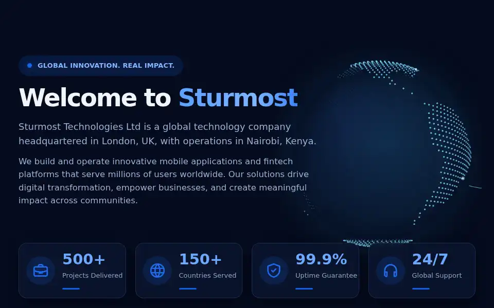 Screenshot of sturmost.com