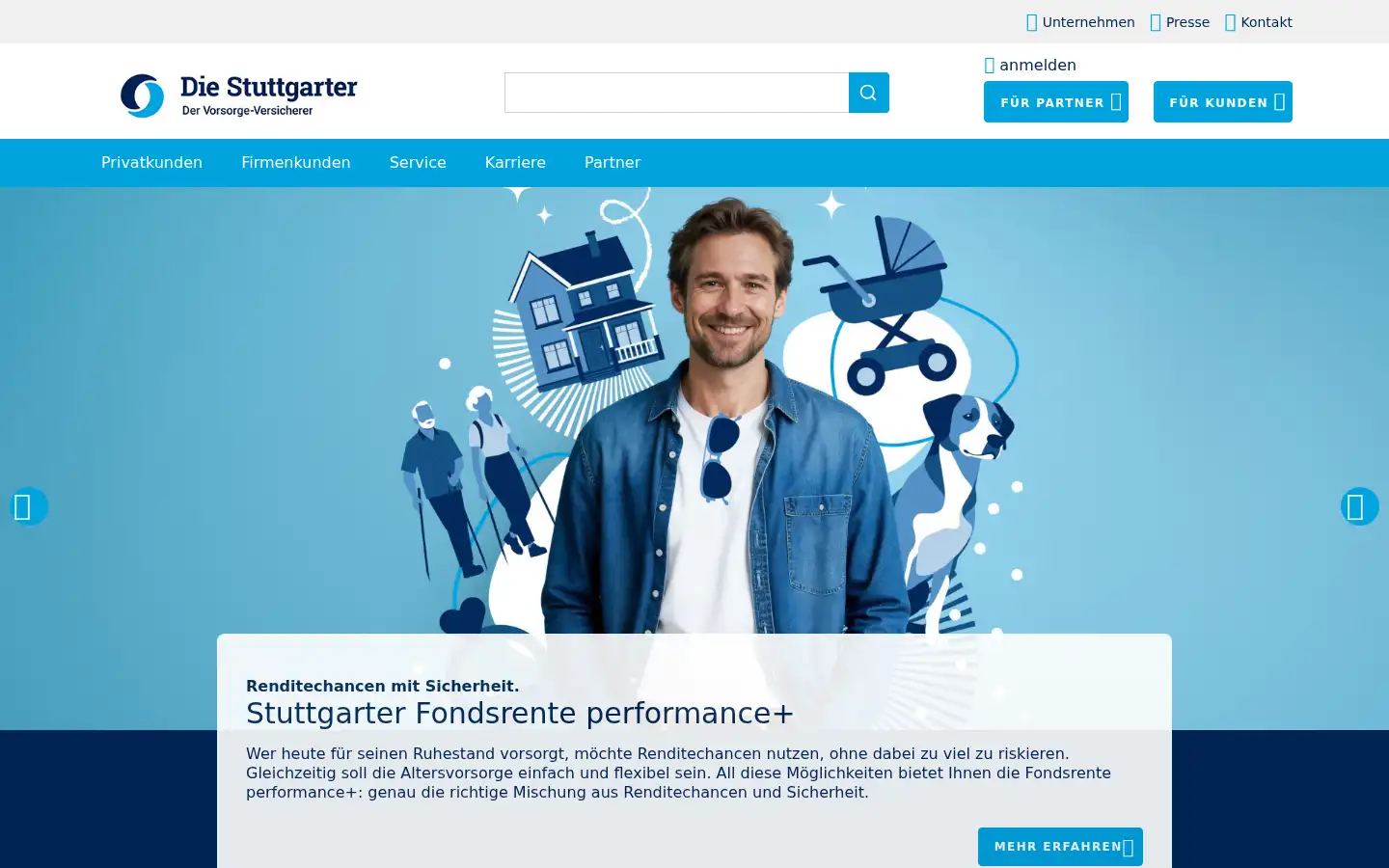 Screenshot of stuttgarter.de