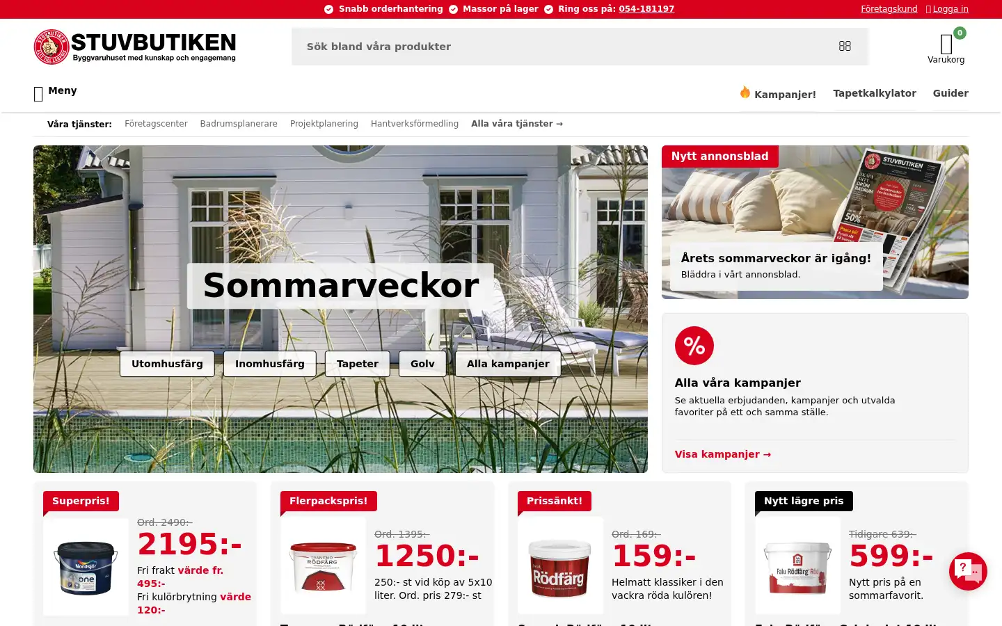 Screenshot of stuvbutiken.com