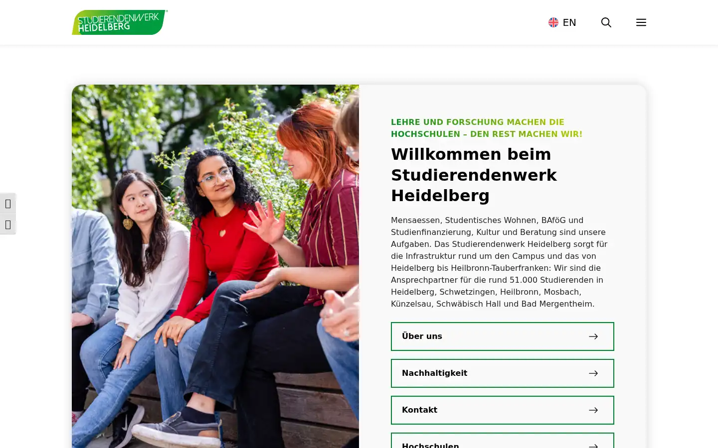 Screenshot of stw.uni-heidelberg.de