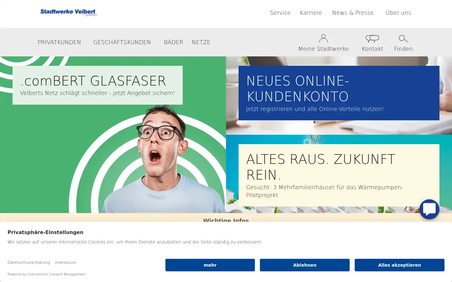 Screenshot of stwvelbert.de