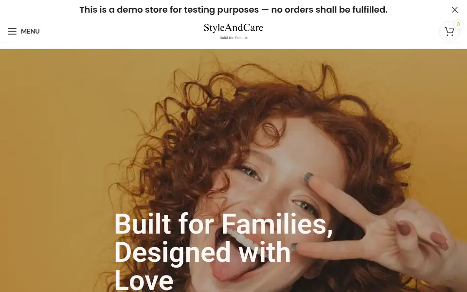 Screenshot of styleandcare.co.uk