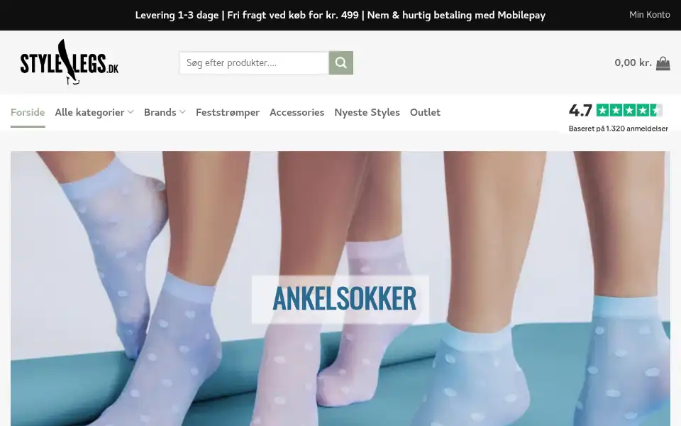 Screenshot of stylelegs.dk