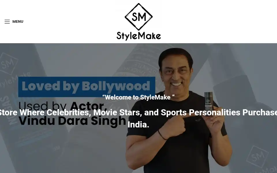 Screenshot of stylemake.in