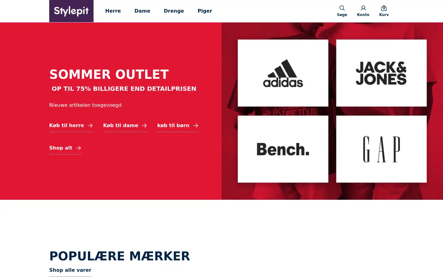 Screenshot of stylepit.dk