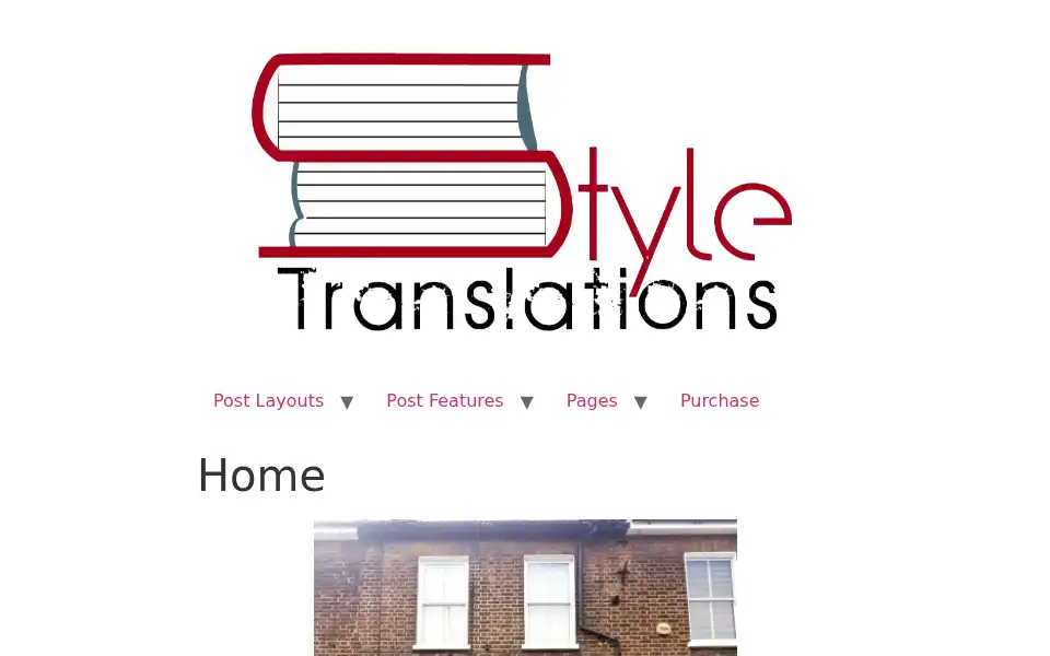 Screenshot of styletranslations.co.uk