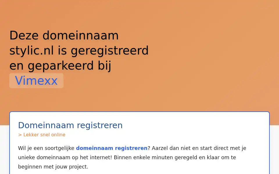 Screenshot of stylic.nl