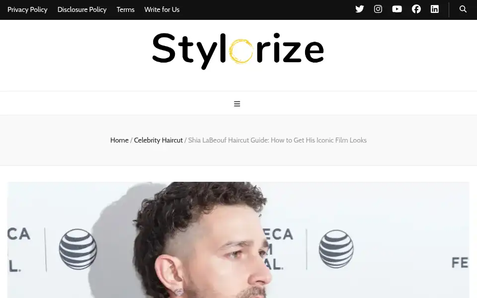 Screenshot of stylorize.com