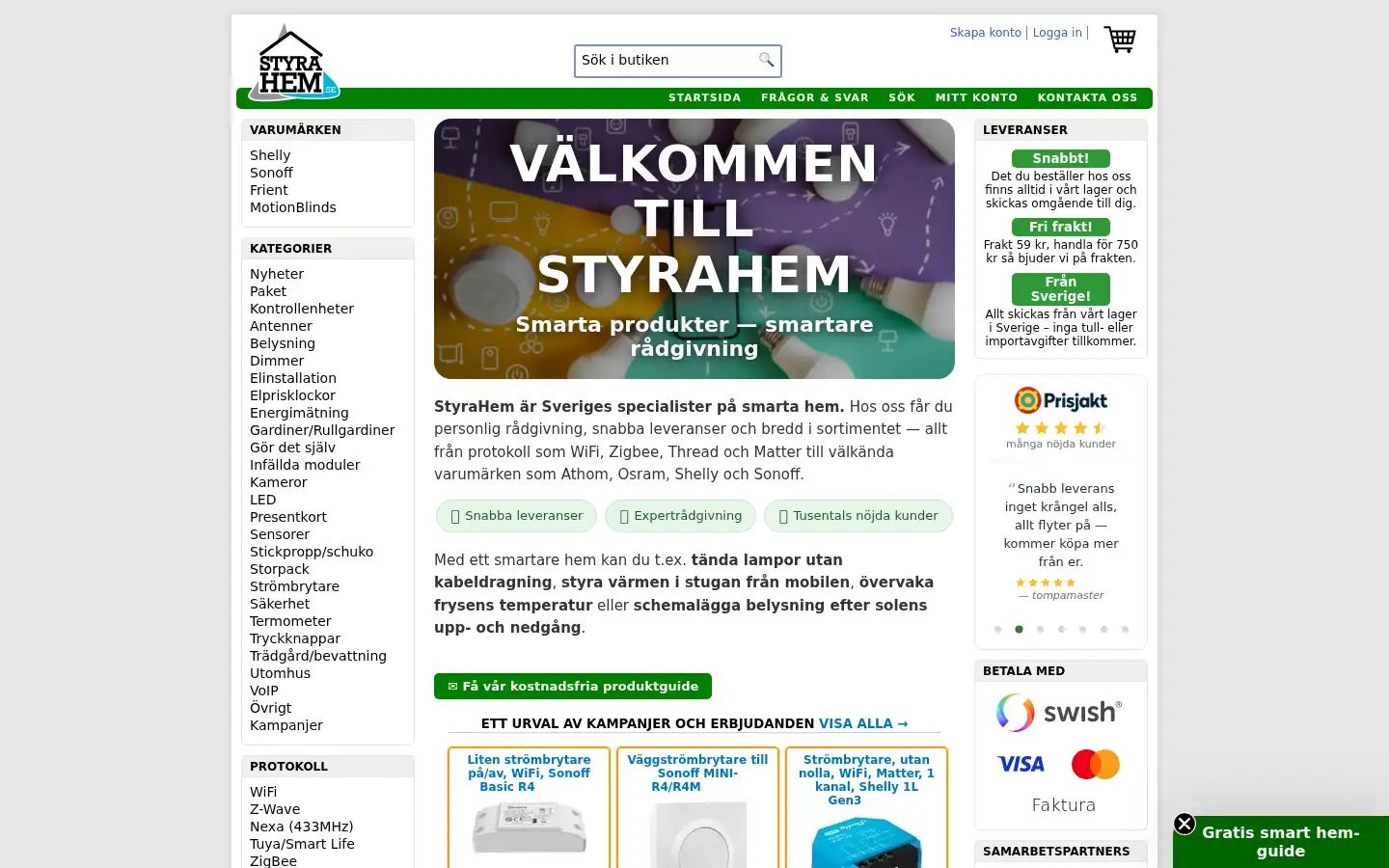 Screenshot of styrahem.se