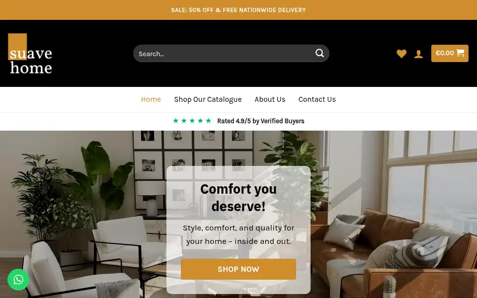 Screenshot of suavehome.ie