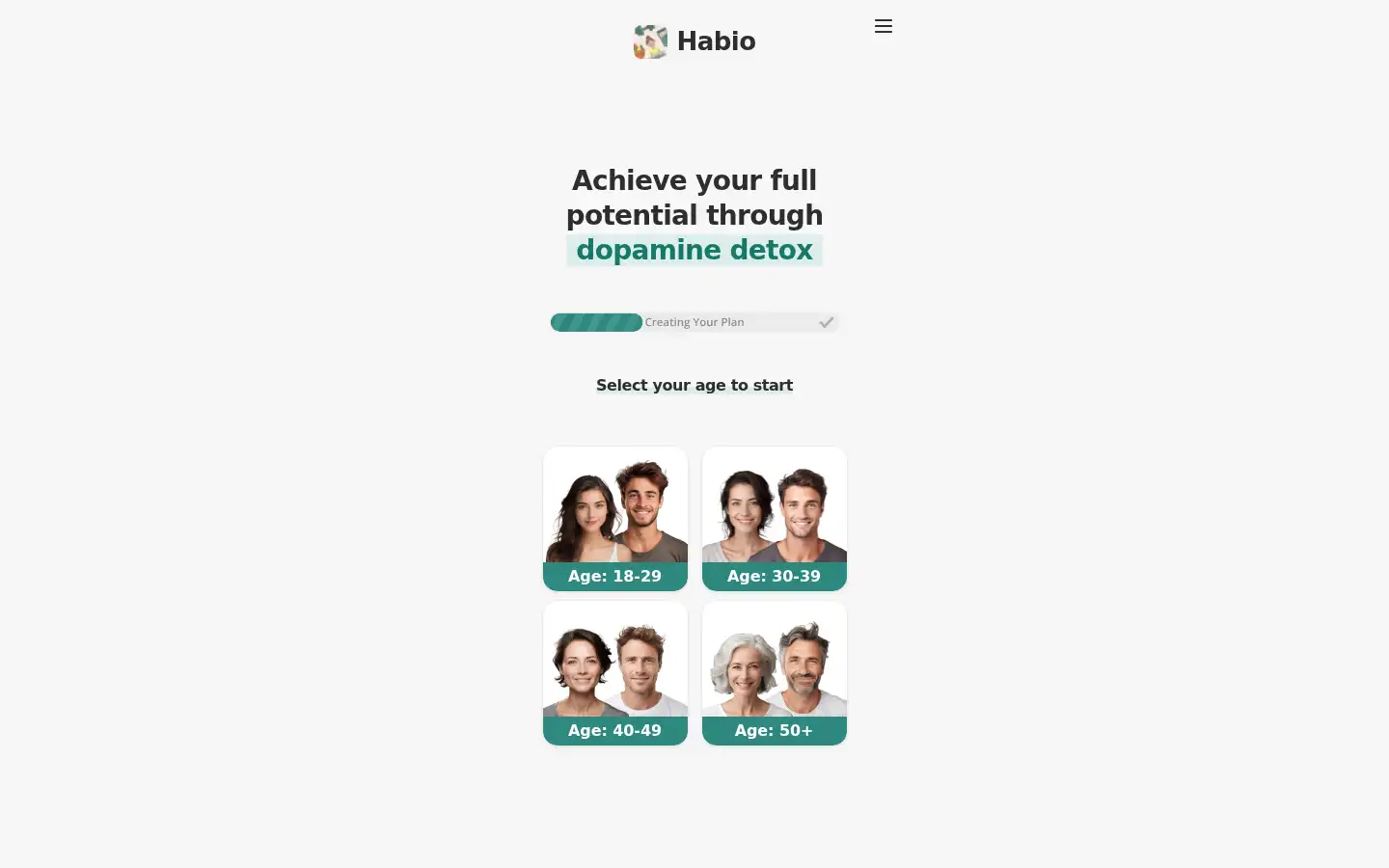 Screenshot of sub.habio.me