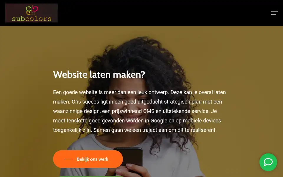 Screenshot of subcolors.nl