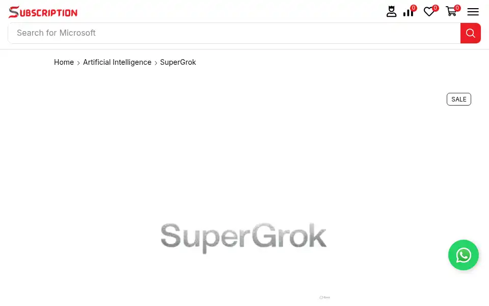 Screenshot of subscription.com.pk