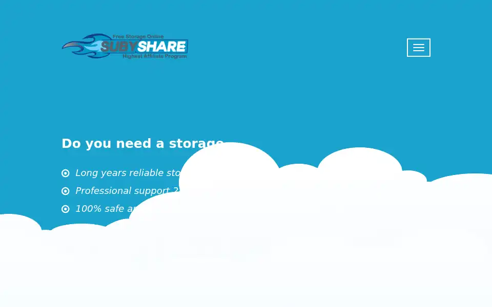 Screenshot of subyshare.com