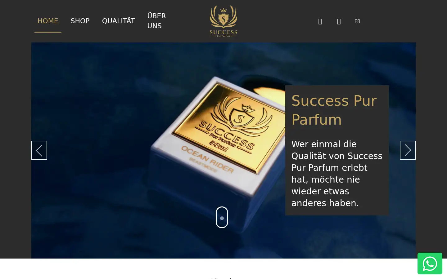 Screenshot of success-pur-parfum.de