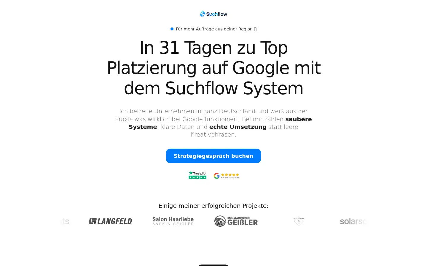 Screenshot of suchflow.de
