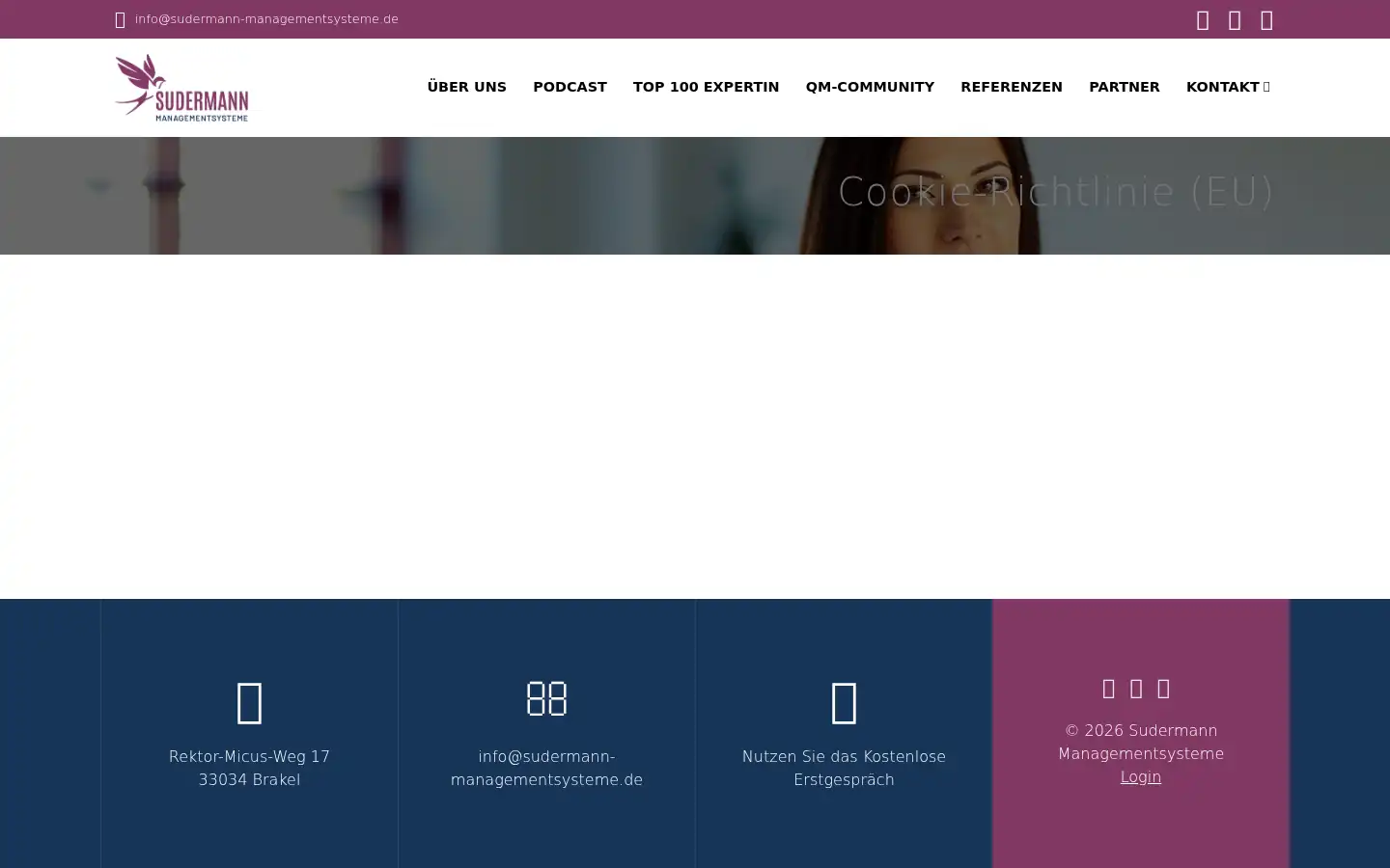 Screenshot of sudermann-managementsysteme.de