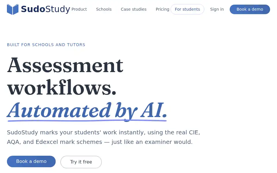 Screenshot of sudostudy.com